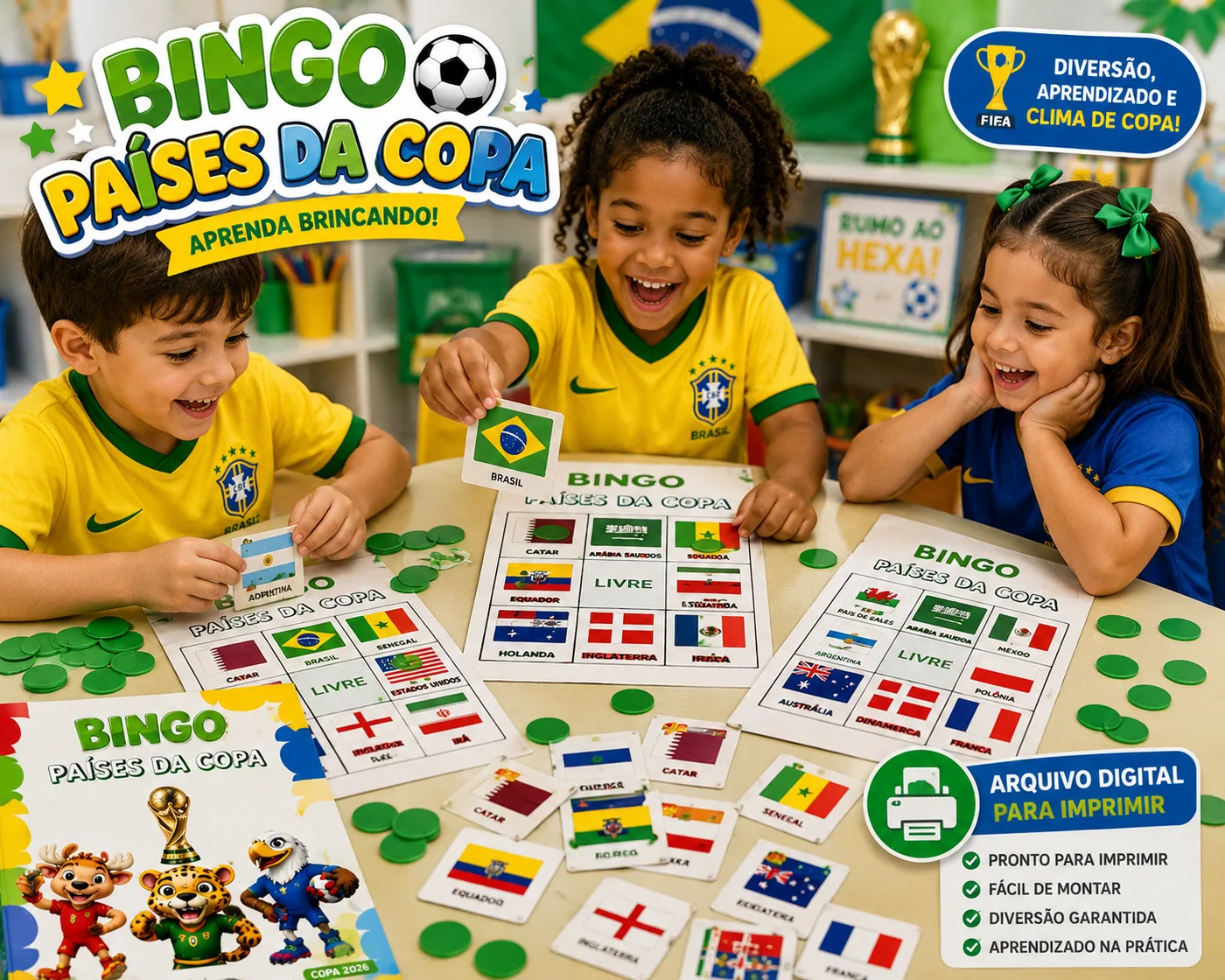 Bingo dos Países da Copa